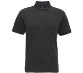Asquith & Fox - Polo de punto supersuave para hombre S negro