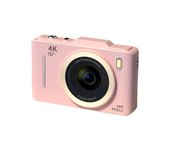 Cámara digital 4K Cámara de vídeo digital Foto de 48 MP Pantalla de 2,8 pulgadas Zoom digital 16X Enfoque automático AF blanco