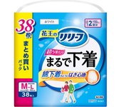 KAO Relief Underpants Type: Underwear as if it were underwear, 2 portions, M 38pcs. Thin type Adult Diapers: Pants Type Thin type 1 set