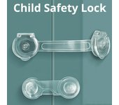 Cerradura para armarios de niños Cerradura de seguridad para bebés Protección contra niños Cajón de casa Puerta de armario Refrigerador Cerradura antipellizcos Artículos para bebés 4A