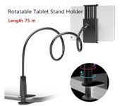 Nuevo Soporte giratorio y estable para tableta, soporte para mesita de noche, soporte de montaje 4 negro