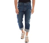 Pantalones rectos con dobladillos 3Z1J09 para Hombre 27-USA azul