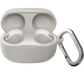 Estuche UNIQ SONY con protección contra impactos, cubierta de silicona con LED visible y mosquetón/correa Vencer Series WF-1000XM5 (Gris tiza)