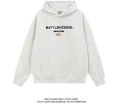 Sudadera con capucha para hombre en primavera y otoño, chaqueta versátil con estampado de letras sueltas y modernas, sudadera con capucha de manga larga para hombre, top informal M negro