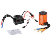 GoolRC Actualización impermeable 3650 3500KV Motor sin escobillas con 60A ESC Combo Set para 1/10 RC Car Truck