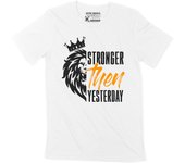 Camiseta gráfica ULTRABASIC para hombre Stronger Then Yesterday Black Lives Matter BLM Shirt XS blanco