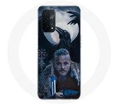 Coque pour Oppo A74 5G vikings ragnar lothbrok corbeau