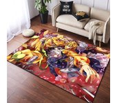 Alfombra jojo's bizarre Adventure para sala de estar, alfombra de baño antideslizante, alfombra de picnic ligera portátil, alfombra decorativa para dormitorio 40cm by 60cm