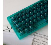 Teclas transparentes de 114 teclas con perfil Cherry para PC, juego de teclas verdes compatibles con teclados mecánicos Cherry MX Switch.