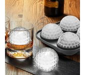 Molde para cubitos de hielo 3D de 1 a 10 piezas, bandeja de hockey sobre hielo para golf, whisky, silicona, bandeja de hielo de silicona, hockey sobre hielo con embudo 1PC verde