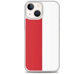 Coque iPhone - Mónaco - Drapeau - Souple - Multicolore - Compatible iPhone 13 mini