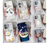 Para Xiaomi Redmi 8 9 9A 10C 12C K60 K50 K40 Note 12 11 10 9 8 Pro Plus Funda linda de dibujos animados de gato Fundas transparentes de silicona suave para Redmi Coque Fundas parachoques Redmi 3 Pro
