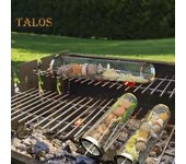 Cesta para parrilla de barbacoa, accesorios antiadherentes para asar, gran capacidad, práctico asador, cacahuete, frijoles, patatas fritas S