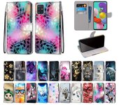 Funda A01 para Samsung Galaxy A01, A21, A51, A71, A81, A91, funda con tapa de cuero con dibujos animados en 3D para Samsung Note 10, S10 Lite Samsung A71 4G