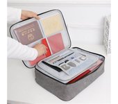 Bolsas portátiles para teléfono con monedas, bolsa de lona a la moda, bolsa impermeable para almacenamiento con soporte para identificación One Size azul