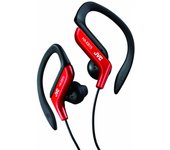 Auriculares JVC Kenwood JVC para Red HA-EB75-R, tipo gancho para la oreja, a prueba de goteo, deportivos, rojo