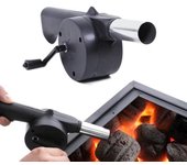 Ventilador manual para barbacoa Ventilador manual para barbacoa Soplador portátil para barbacoa Herramientas para barbacoa Parrilla para barbacoa Máquina de encendido manual