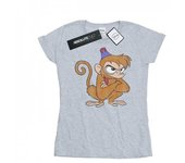 Disney mujeres/señoras Aladdin Classic Angry Abu camiseta de algodón XL blanco