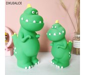 DXUIALOI - Hucha creativa con diseño de dinosaurio, diseño de dibujos animados, ideal como regalo para niños, resistente a las caídas, ideal para decoración del hogar