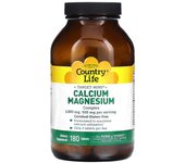 Country Life, Target-Mins, Calcium-Magnesium Complex, 1,000 mg, 180 Tablets (500 mg per tablet)