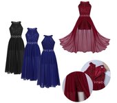 Vestido de fiesta de cumpleaños de boda para dama de honor con flores para niños, vestidos de graduación para niña pequeña, vestido largo hasta la pista de baile 9-10 Years