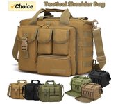 Mochila táctica, bolso de hombro tipo mensajero para hombre, bolso para ordenador portátil, maletín para acampar, paquete de deportes al aire libre, bolso para exteriores con múltiples bolsillos