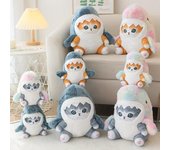 Tiburón creativo de dibujos animados, gato, peluche suave, muñeco de peluche para bebé, lindo peluche para niños, regalo de cumpleaños y Navidad 20cm