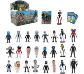 Calendario de Adviento 2024 que contiene 24 regalos, calendario de Adviento con lindas figuras de muñecas, calendario de cuenta regresiva con juguetes sorpresa One Size negro