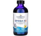 Nordic Naturals, Omega-3D, Lemon, 8 fl oz (237 ml)
