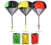 Juguetes de paracaídas para niños, sin enredos, para volar al aire libre, para hombres, juguetes para exteriores, canastas de Pascua, regalo único para niños y niñas.