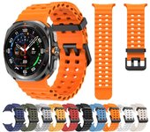 Correa marina para Samsung Galaxy Watch Ultra 47 mm, correa deportiva de silicona, accesorios para correa de reloj Galaxy Watch Ultra Galaxy Watch Ultra azul marino