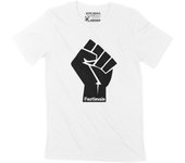 Camiseta gráfica ULTRABASIC para hombre Notinvain Black Lives Matter BLM Igualdad de derechos Camiseta XS blanco