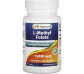 Best Naturals, l-Methyl Folic Acid, 15,000 mcg, 60 Tablets