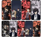 Funda para iPhone 15 14 Xiaomi Redmi Note 13 12 11 Pro Max X 8 7 9 XR Samsung Galaxy S24 S23 OPPO A15 Huawei Comics Bungou Stray Dogs Phone Case for Redmi Note 11S 5G aero