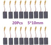 20x escobillas de carbón para Motor Bosch 125, juego de amoladora angular