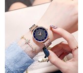 Reloj con correa de acero estilo estrella gitana, tendencia coreana, temperamento simple, nuevo modelo 2024, reloj para mujer, estilo estudiante y celebridad de Internet.
