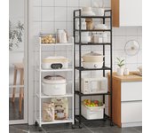 Estante de cocina multicapa para baño, sin perforar, para el hogar