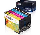 CARTUCHO DE IMPRESORA Sizzler 603 XL Compatible para Epson 603XL Cartucho de tinta Multipack para Epson Expression Home XP-2100 X606