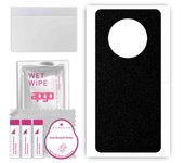 apgo Protective Skin Sticker for the back compatible with Huawei Mate 40E Pro, Wrap Film, Foil, Vinyl - Pattern Matte Black