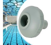 Adaptador de conexión para bomba de piscina Easy Pool 11070, boquilla de entrada de plástico gris, 8,8 x 8,8 x 8,8 cm, para marco de skimmer, accesorios para piscinas al aire libre.
