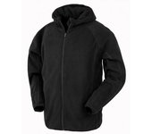Chaqueta polar con capucha Result Genuine Recycled para hombre XS negro