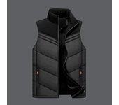 Chaleco sin mangas de invierno para hombre, chaquetas de moda para hombre, chalecos acolchados de algodón, abrigos para hombre, chalecos cálidos con cuello alto, ropa 5XL XXXXXL