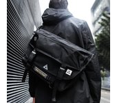 Bolso bandolera para hombre, bolso bandolera para el pecho, bolso bandolera para portátil de 15,6 pulgadas, bolso bandolera tipo maletín para adolescentes, adultos para exteriores
