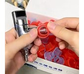 10 juntas de sellado a prueba de fugas para grifo, arandela de sellado de manguera de goma, junta de silicona para tapón de plomería, previene fugas. 10 PCS rojo