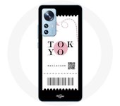 Coque pour Xiaomi Mi 12 / 12X Billet d'avion tokyo Japon