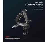 Soporte para teléfono de coche con rotación de 360 grados para salpicadero, ABS, parasol, espejo retrovisor, accesorios