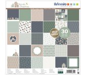 Papel de scrapbooking - ARTEMIO - Home for Christmas - 30,5 x 30,5 cm - 150 g/m² - Certificado FSC