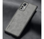 Funda de cuero para Xiaomi 12 Coque Funda Cubierta trasera para Xiaomi 12X Funda de lujo con patrón de cuero vintage para Xiaomi 12 Pro For Xiaomi 12 negro