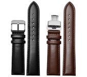 Correa de reloj de cuero genuino para reloj Armani Ar0382 Ar2447 Ar1970 Pulsera de reloj de piel de vaca para hombre y mujer 20 22 mm 14mm