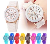 Relojes para hombres y mujeres Relojes impermeables para mujeres Decoraciones de relojes de cuarzo One Size verde